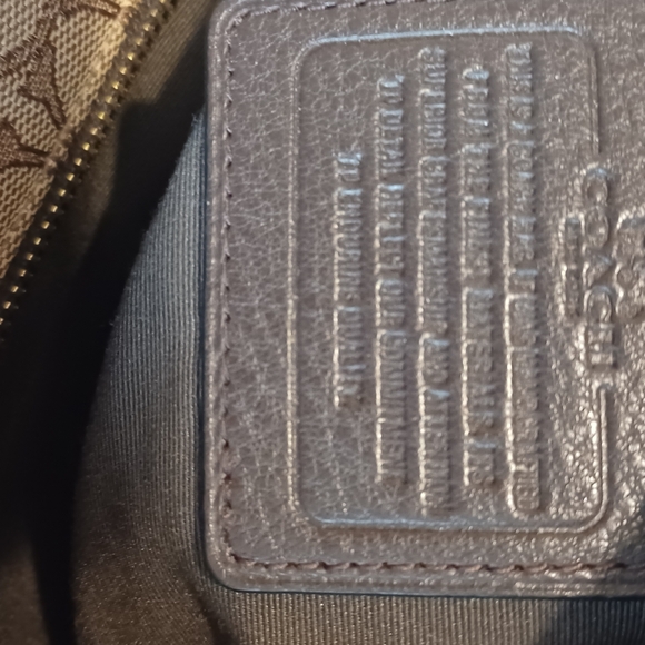 Coach Signature Brown Tote Bag - Picture 8 of 13